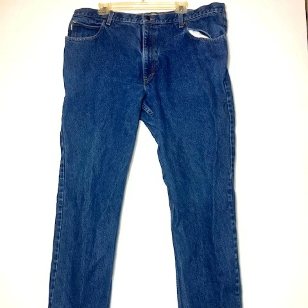 L.L. Bean‎ Straight Leg Relaxed Men's Medium Wash Jeans Sz W 42 x L 32